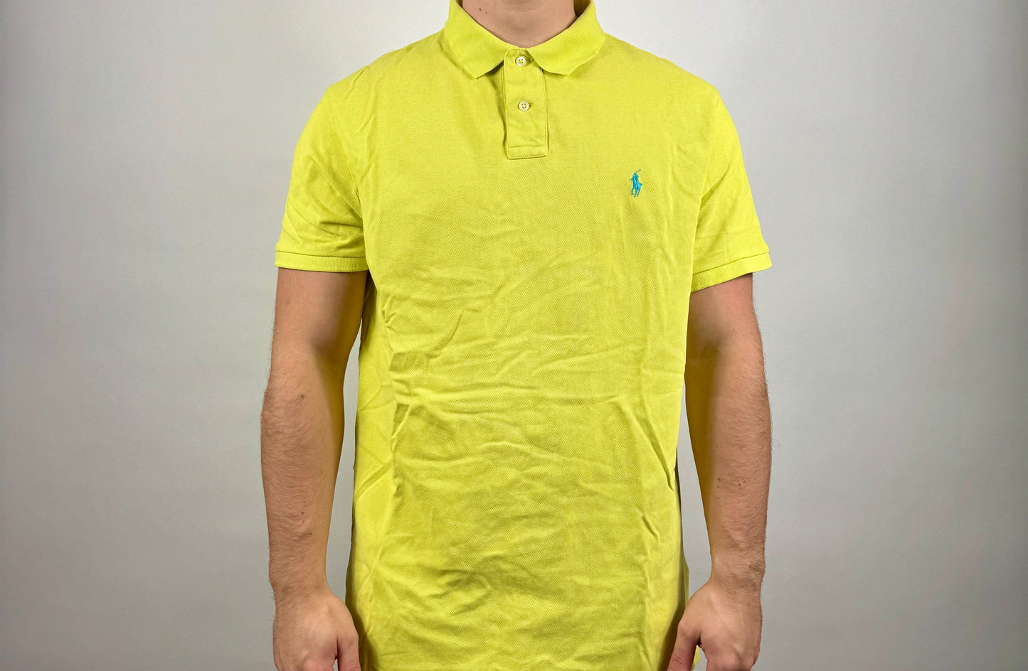 Polo à manches courtes jaune RALPH LAUREN