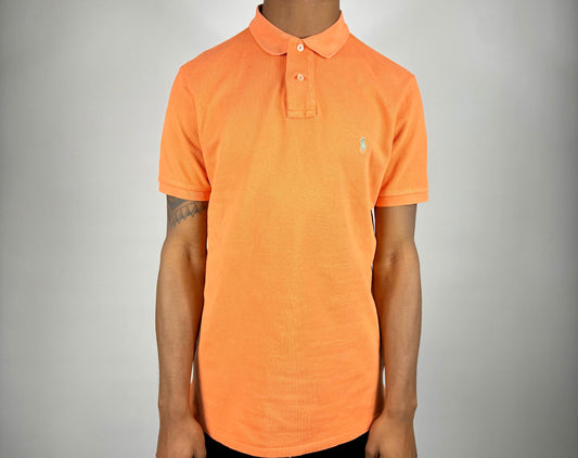 Polo à manches courtes orange RALPH LAUREN