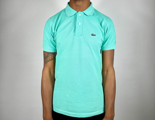 Polo à manches courtes bleu turquoise LACOSTE