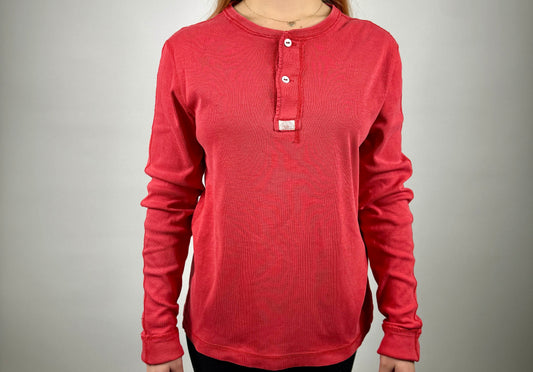 Pull à manches longues rouge RALPH LAUREN